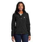 Port Authority® Ladies Welded Soft Shell Jacket - L324 - Black, Medium image