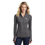Sport-Tek ® Ladies Sport-Wick ® Stretch Reflective Heather 1/2-Zip Pullover - LST855 image 2