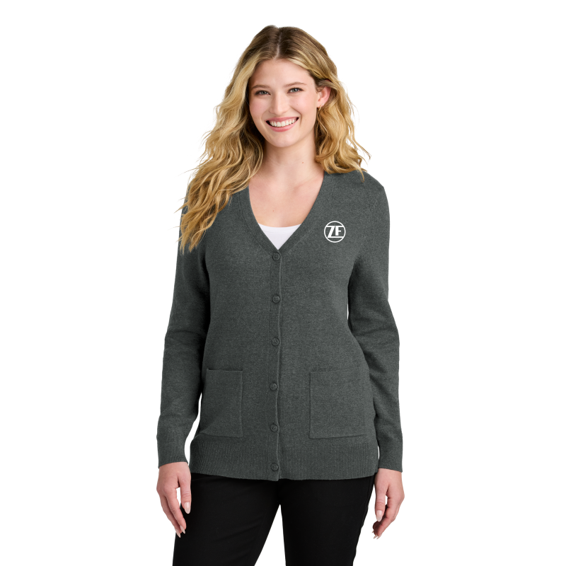 Port Authority® Women’s Easy Care Button-Up Cardigan Sweater - LSW4150 image 1