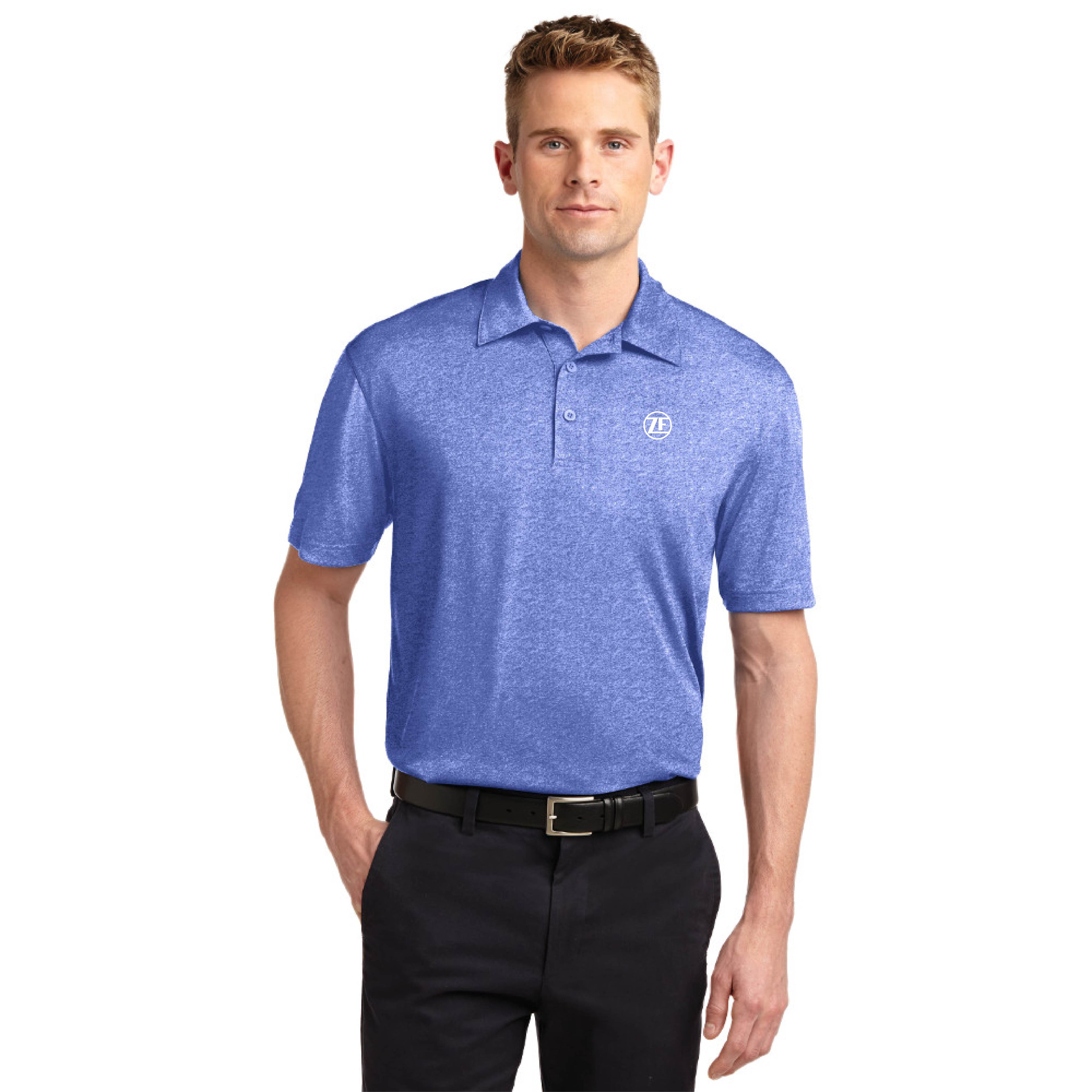 Sport-Tek® Heather Contender™ Polo - ST660 - True Royal Heather, Small image