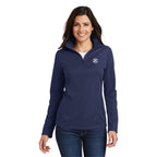 Port Authority® Ladies Pinpoint Mesh 1/2-Zip - L806 - True Navy, XXX-Large image