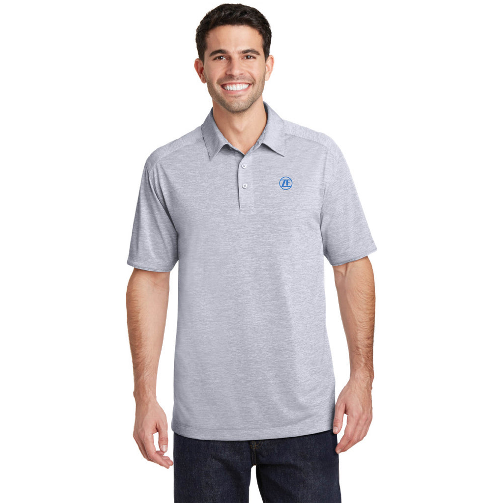 Port Authority® Digi Heather Performance Polo - K574 - Light Grey, XX-Large image