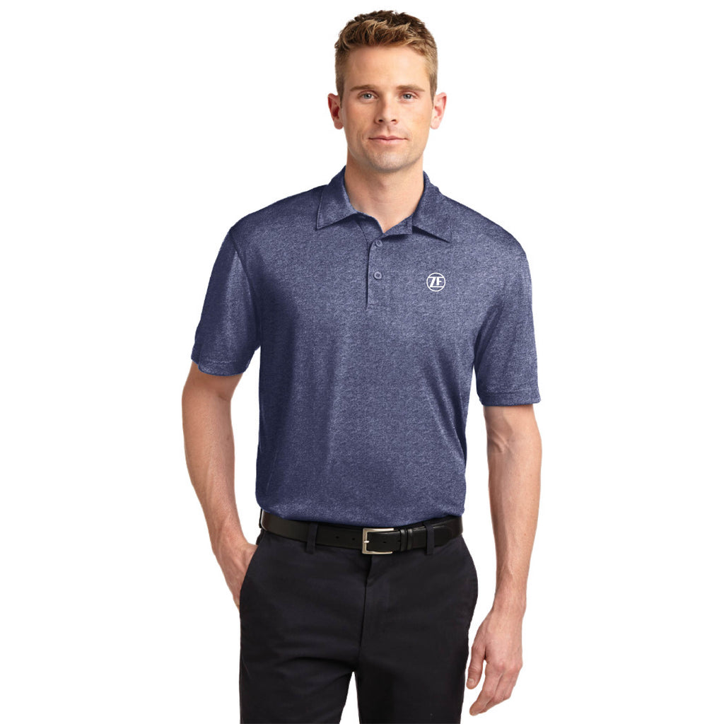 Sport-Tek® Heather Contender™ Polo - ST660 - True Navy Heather, XX-Large image