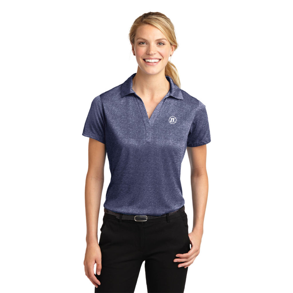 Sport-Tek® Ladies Heather Contender™ Polo - LST660 - True Navy Heather, XXXX-Large image