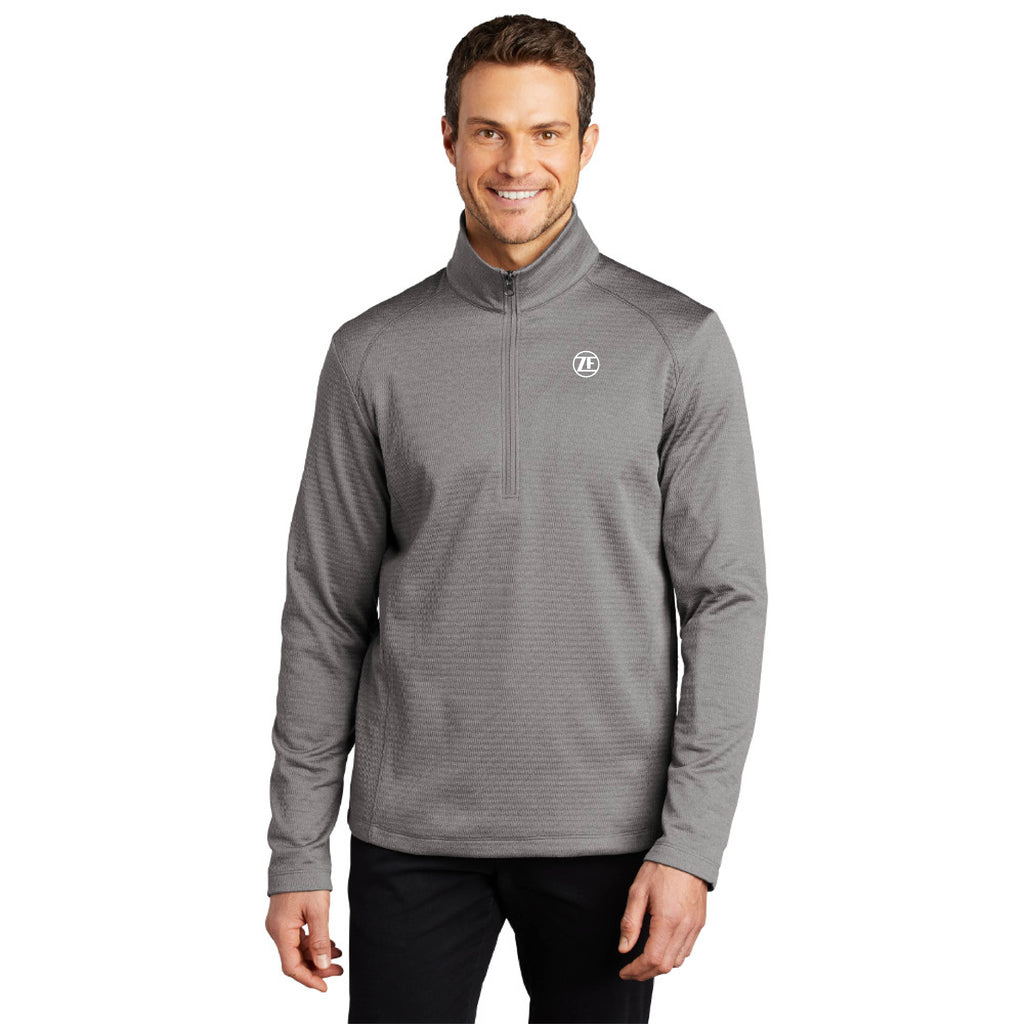 Port Authority ® Diamond Heather Fleece 1/4-Zip Pullover - F248 image 2