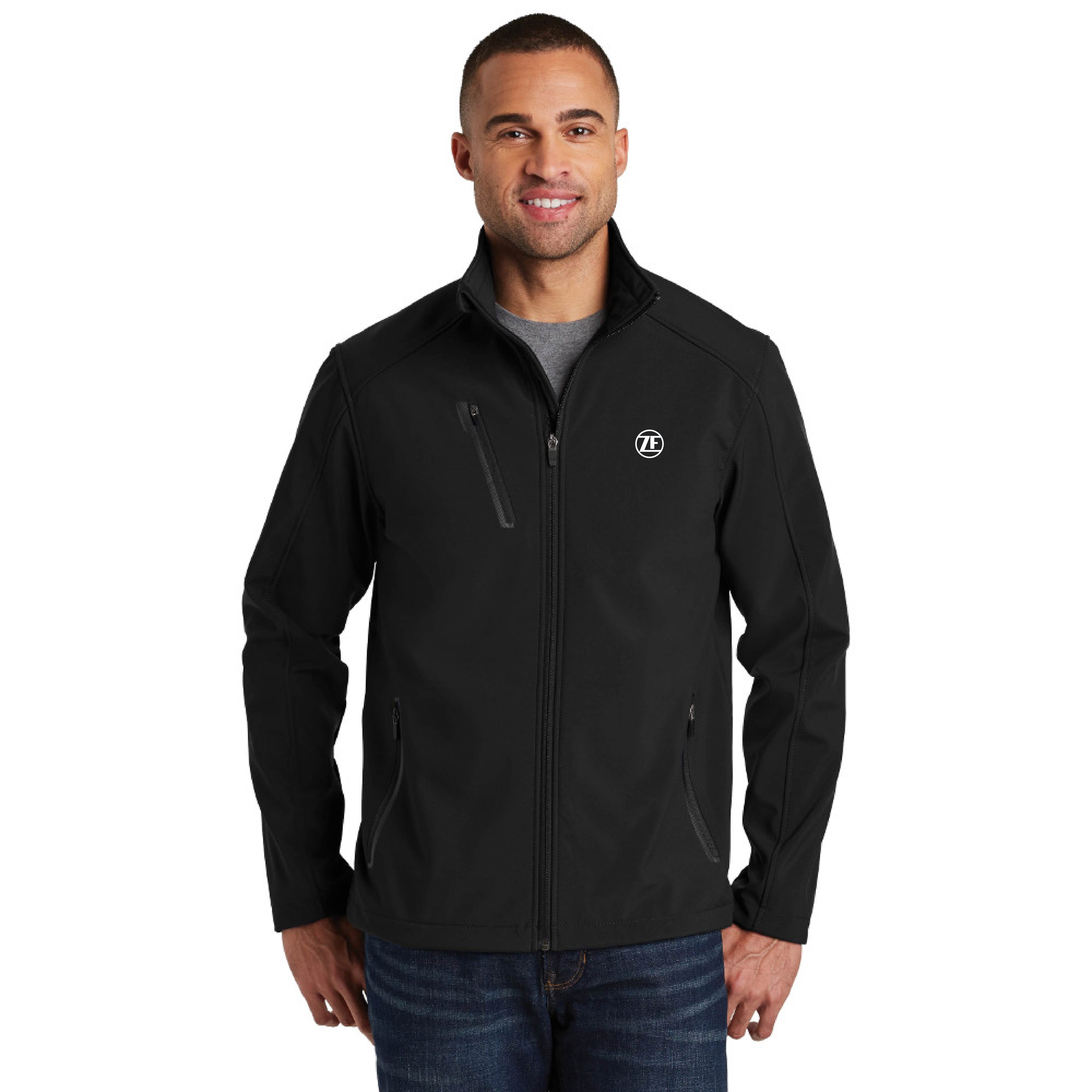 Port Authority® Welded Soft Shell Jacket -J324 - Black, XX-Large image