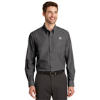 Port Authority® Crosshatch Easy Care Shirt - S640 - Soft Black, Small image