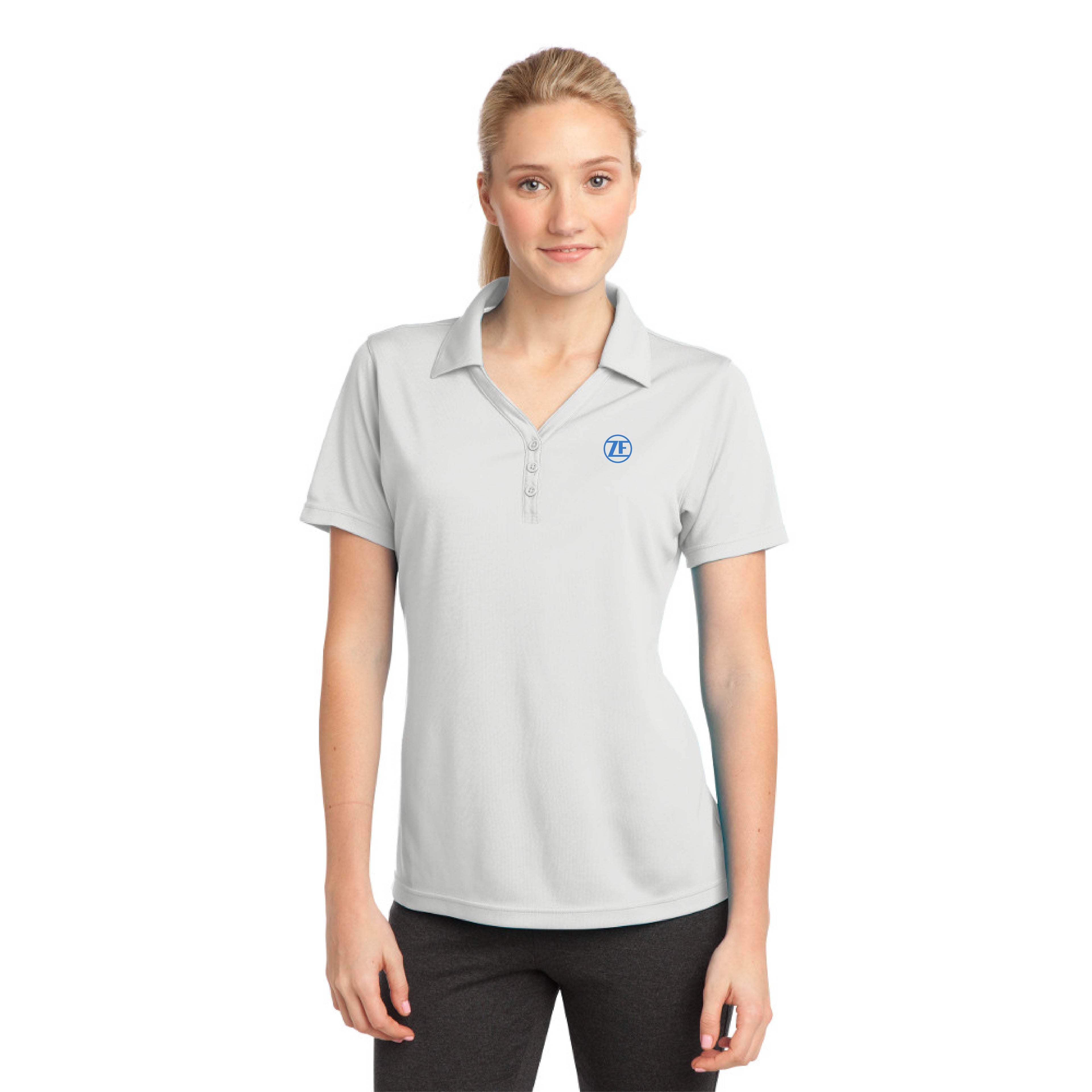 Sport-Tek® Ladies PosiCharge® Micro-Mesh Polo - LST680 - White, XXX-Large image