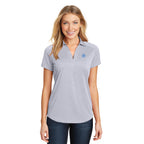 Port Authority® Ladies Digi Heather Performance Polo - L574 - Light Grey, XXXX-Large image