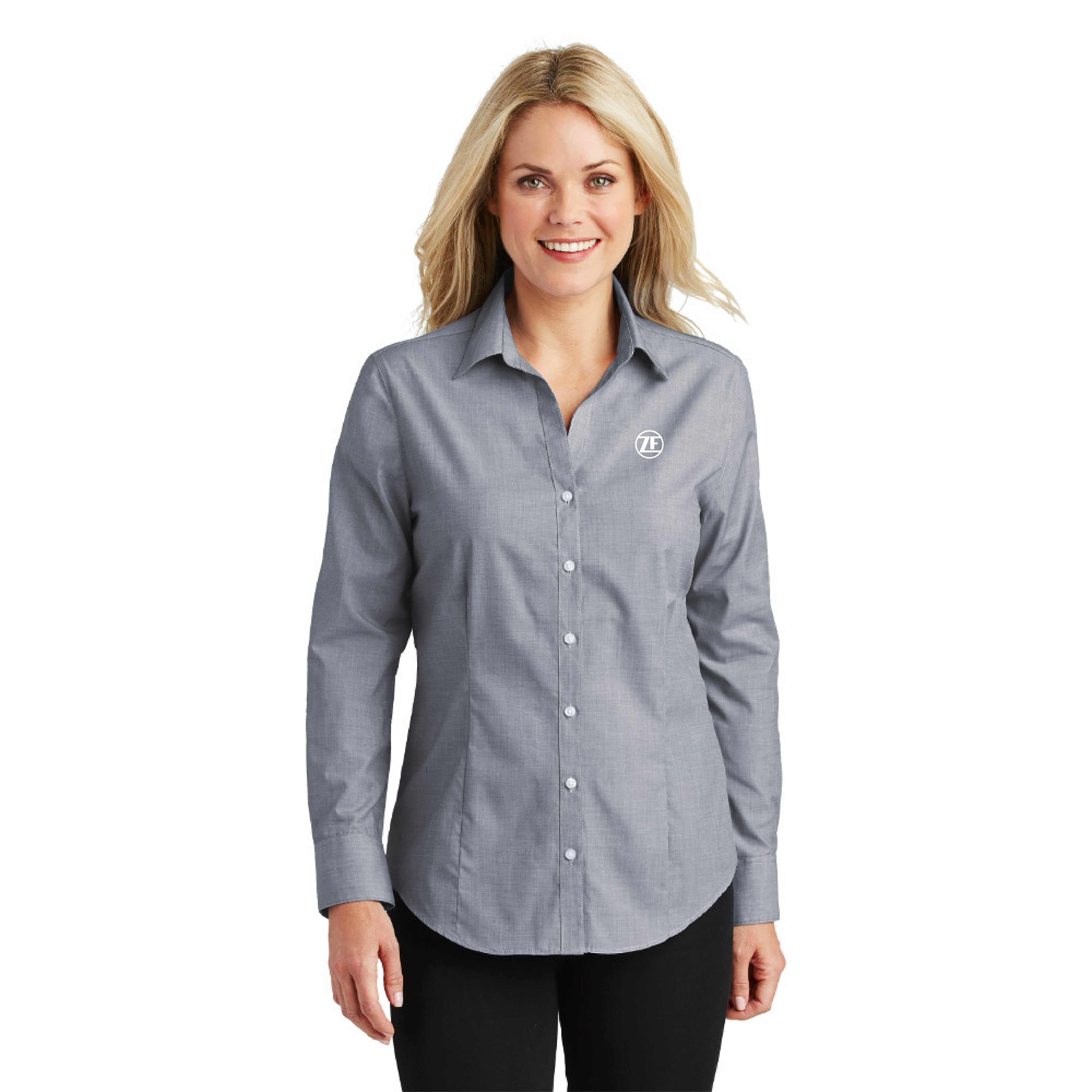 Port Authority® Ladies Crosshatch Easy Care Shirt - L640 image 4