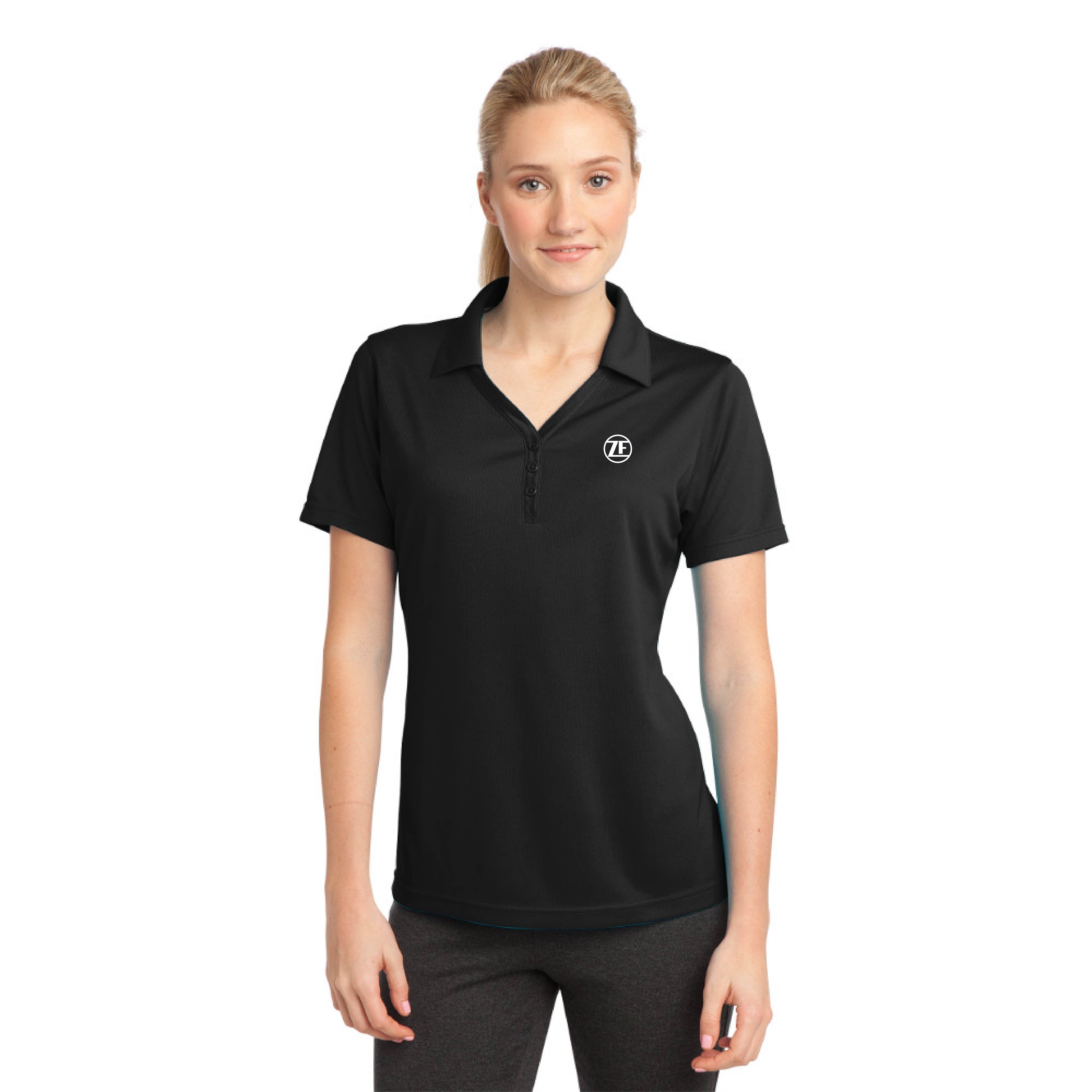 Sport-Tek® Ladies PosiCharge® Micro-Mesh Polo - LST680 - Black, XXXX-Large image