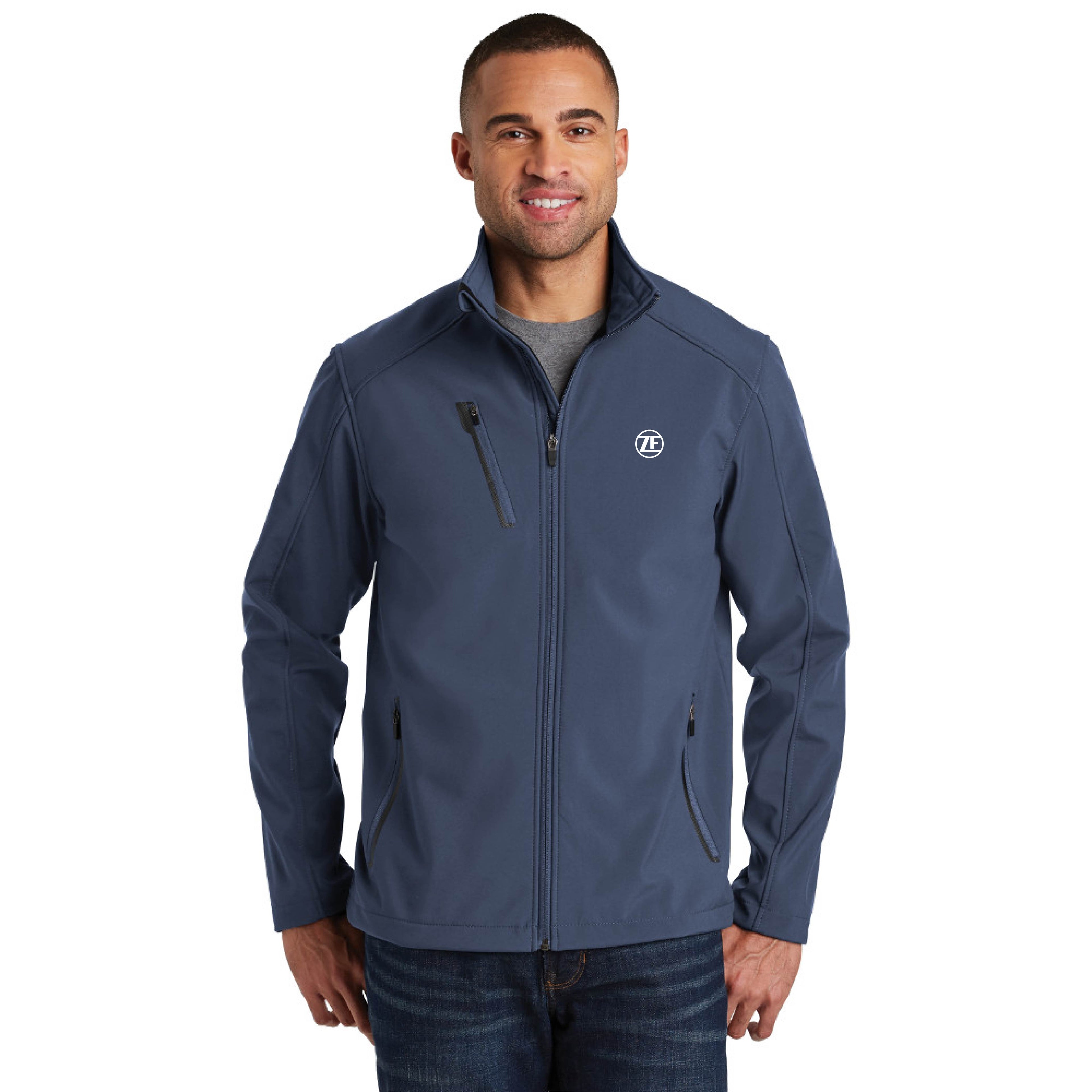 Port Authority® Welded Soft Shell Jacket -J324 - Dress Blue Navy, XXX-Large image