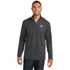 Port Authority® Pinpoint Mesh 1/2-Zip - K806 - Battleship Grey, XX-Large image