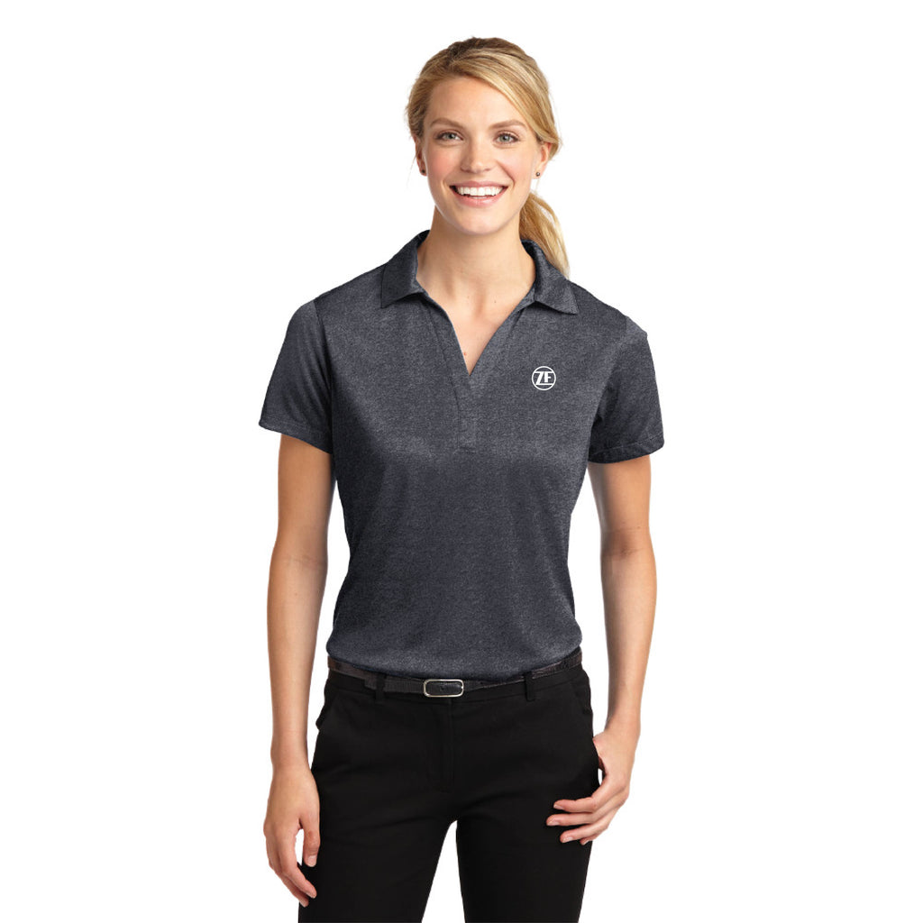 Sport-Tek® Ladies Heather Contender™ Polo - LST660 - Graphite Heather, Small image