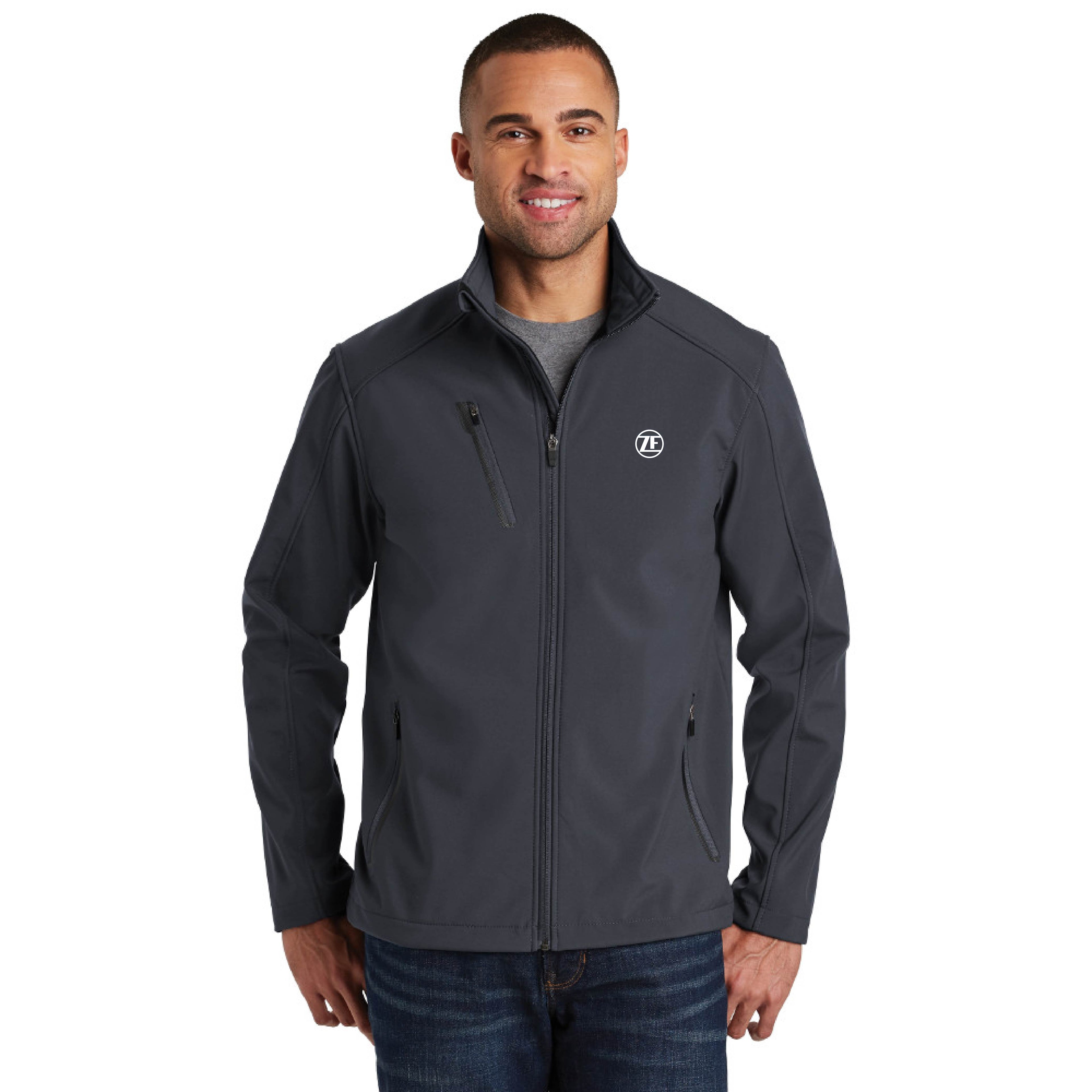 Port Authority® Welded Soft Shell Jacket -J324 - Battleship Grey, Small image
