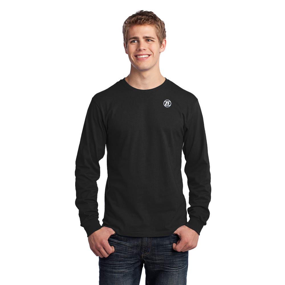 Port & Company® Long Sleeve Core Cotton Tee - PC54LS - XX-Large, Black image