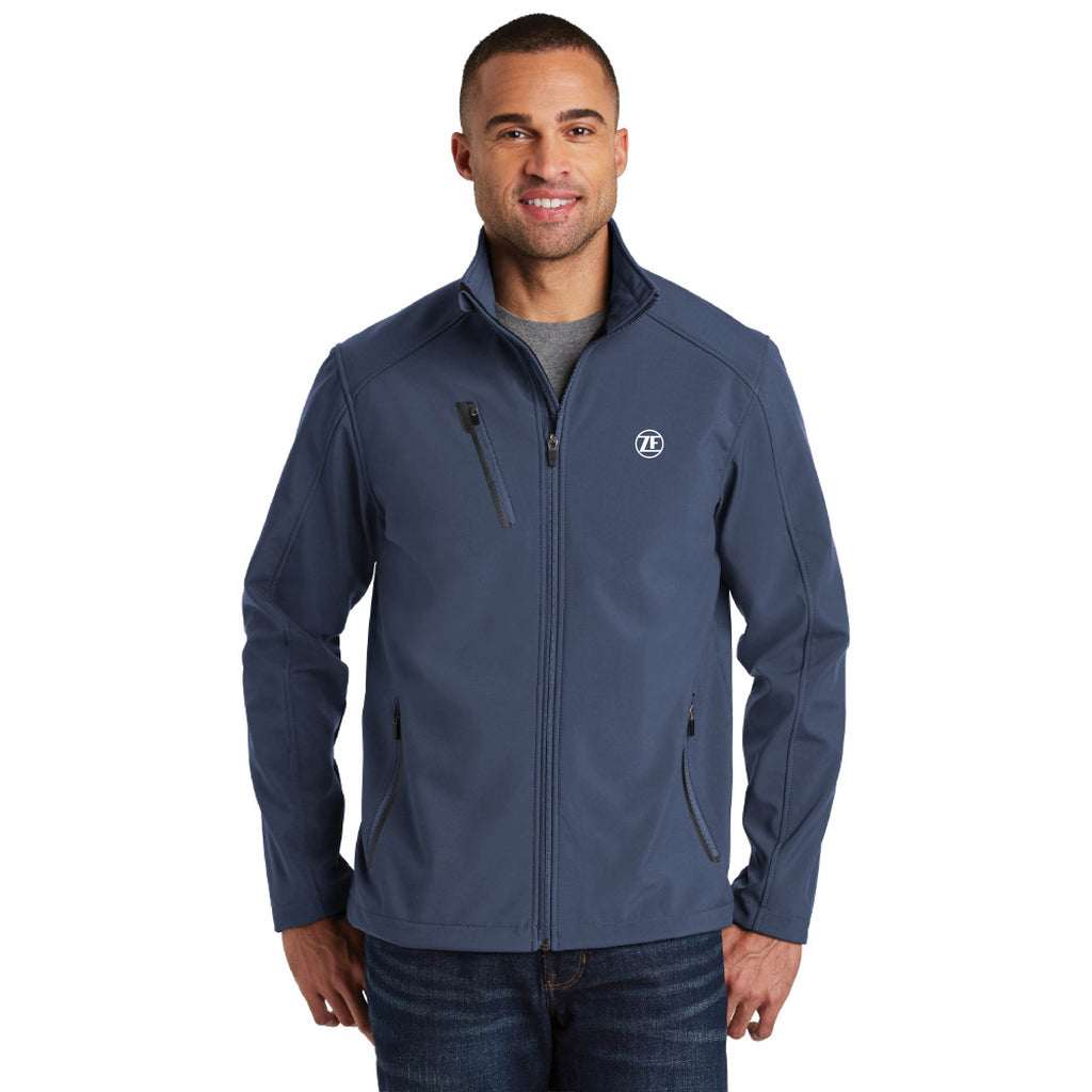 Port Authority® Welded Soft Shell Jacket -J324 - Dress Blue Navy, Large image