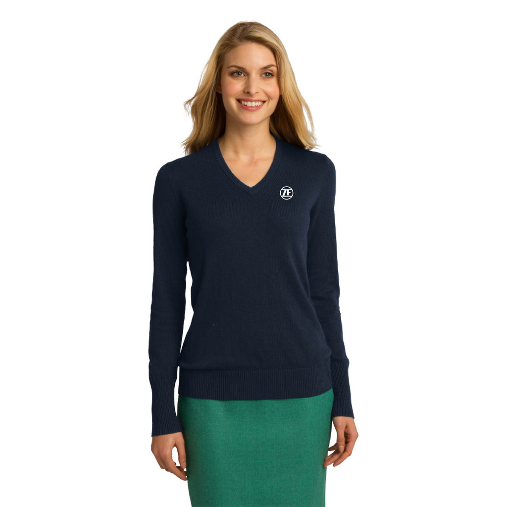 Port Authority® Ladies V-Neck Sweater - LSW285 image 3
