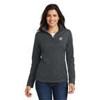 Port Authority® Ladies Pinpoint Mesh 1/2-Zip - L806 - Battleship Grey, XXX-Large image